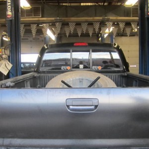 Baja Bumpers spare tire carrier