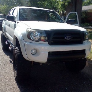 Can't take a nap without friends having fun with your truck.
