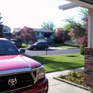 grass is cut, now i can go play