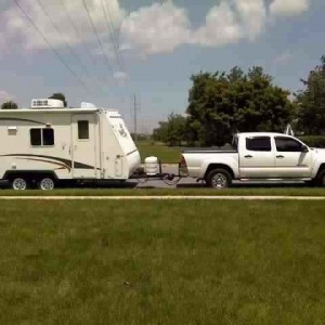 I just bought the trailer today and pulled it home for the first time. It p
