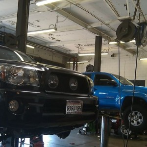 Yesterday at the tire shop.