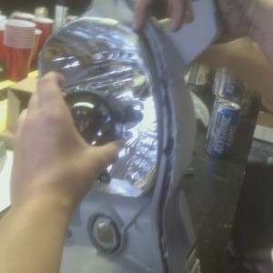 Retrofit in progress