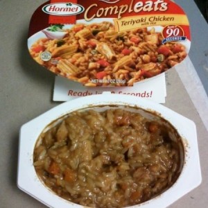 Picture versus actual meal