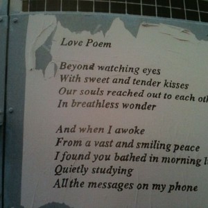 I love poetry