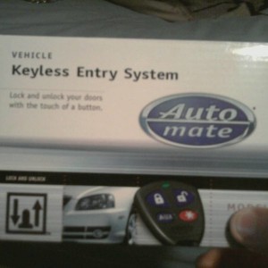 keyless entry system
