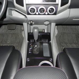 Painted shifter console