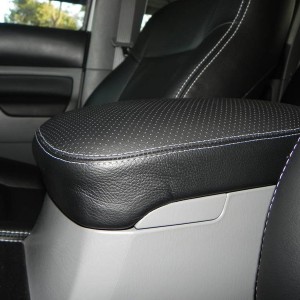 Redlinegoods.com leather center console cover