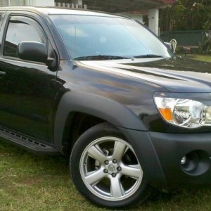 My lowered double cab
