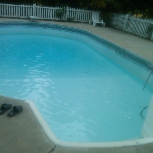 The progress from yesterday, good ole well water