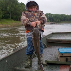 Bout 4 pounds. He was stoked! Needed help reeling him in.
