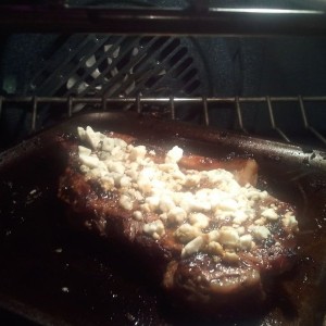 Broiler for 5 for the blue cheese