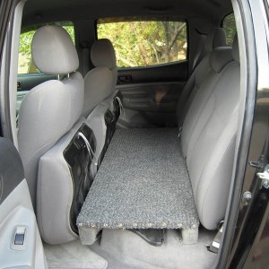 Home Made Rear Seat Deck for 05 Double Cab