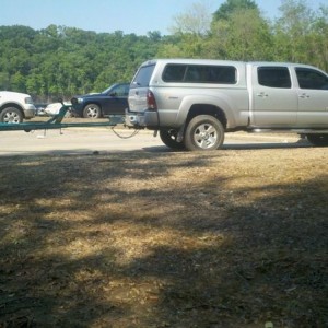 I spy tw member maxtacoma at east fork with his boat!
