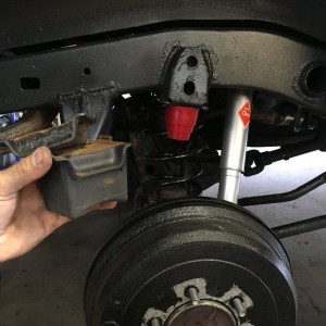 Sabrina, new bumpstops and rear suspension