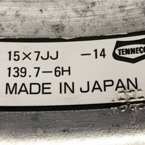 Tenneco Team Rancho 15x7J Label