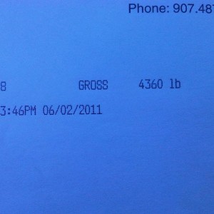Just weighed in empty. Aren't these trucks like 5400 lbs?