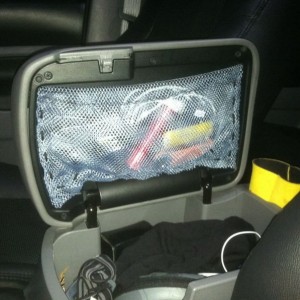 What up custom center console storage
