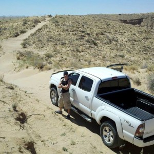 Taco in the dirt