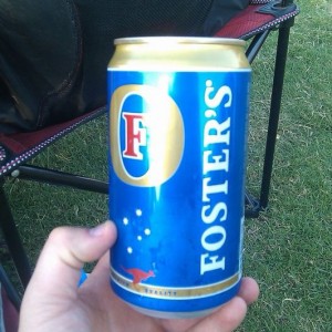 Fosters at a bb king concert in simpsonville sc.