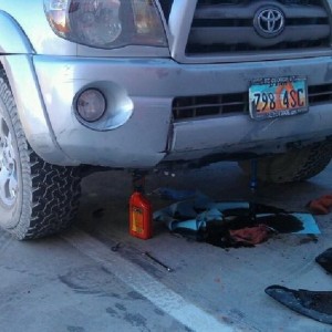 He said he wants a refund on his trd skid plate Buhahahahahahah! This is wh