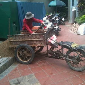 Vietnamese pick up truck...