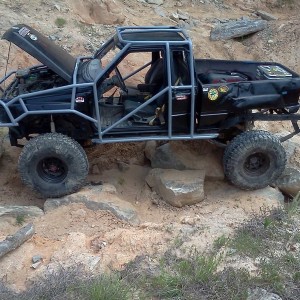 FFFUUUUUU! Cleared the first wall, but started leaking coolant. Let it cool