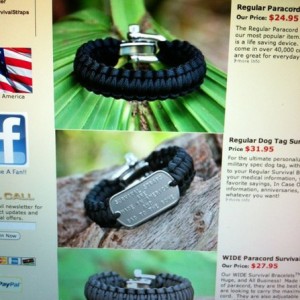 Anybody have one of these survival straps bracelets??
