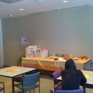 Im at a baby shower. Bitches love baby showers