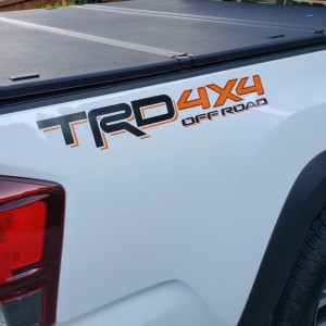 Orange 4x4 Decal