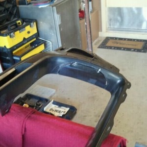 Working on a satoshi. Notice how I didn't use fiberglass? Just cut par
