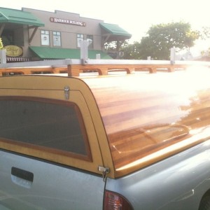 Cedar strip canopy