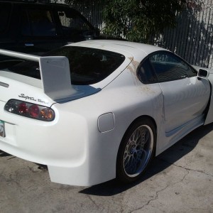 Widebody supra with some bird poo on it .... still looks niceee but I'