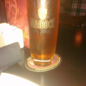 Maibock and hockey in NOLA is semi-strange...