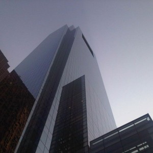 Comcast Center - tallest building in Philadelphia. Meeting here today...