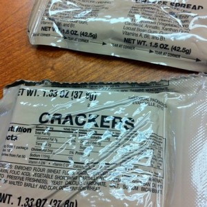 Cheese and crackers
