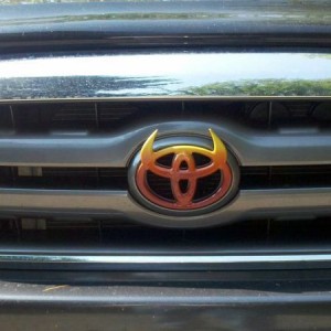 Devil Horns on Fire