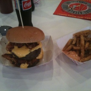 I regret eating this whole burger!