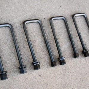 custom u-bolts from a suspension place that specializes in semi trucks