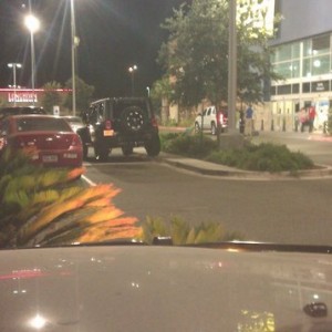 Mall crawling jeep.