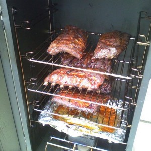 Smoked ribs. Mmmmm. ~ Dave ~