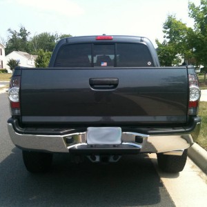 Removed tailgate badges