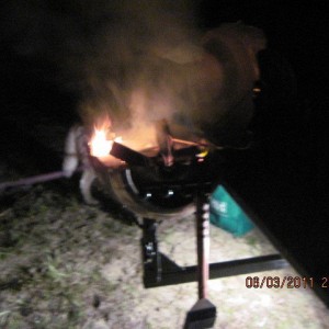 Keg grill