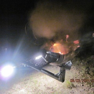 Keg grill