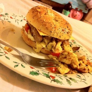 Late night breakfast Sammich :cool: :hungry: