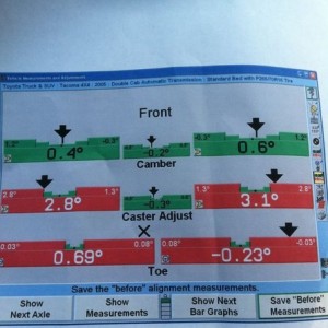 Alignment numbers after my first jump :devil: