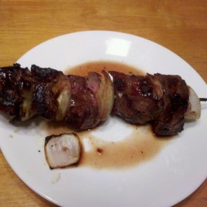 Late dinner but I nom nom nom'd this kebab.