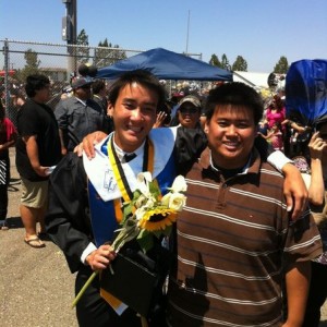 Brother graduates hs today, he made top 3 of his class.