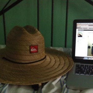 ey dude nice sun hat ;)