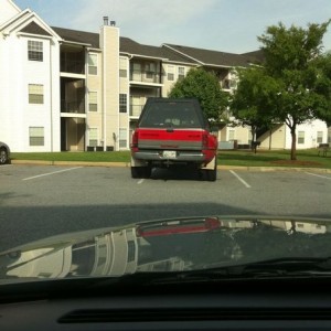 Parking...like a douche...
