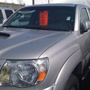 My Tacoma at the dealer